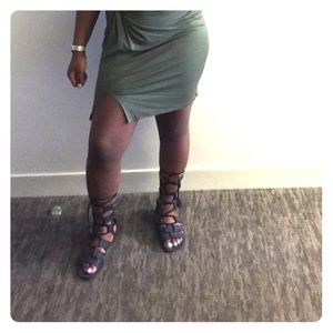 Free People Lace-up Gladiator Sandals